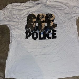 Men’s Vintage Style The Police Tshirt 2XL